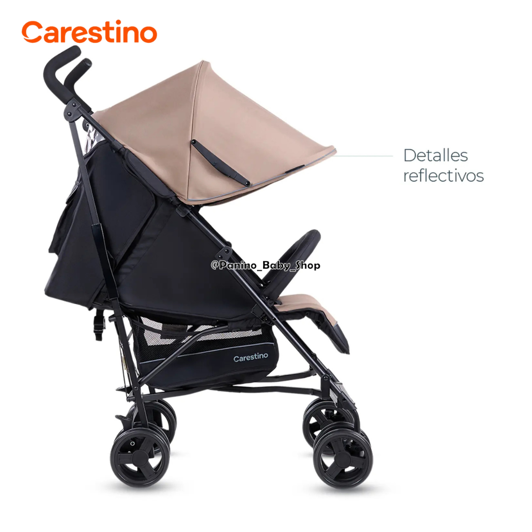 COCHE BASTÓN DE PASEO PLEGABLE CARESTINO -CAPRI V2- VISON - 5
