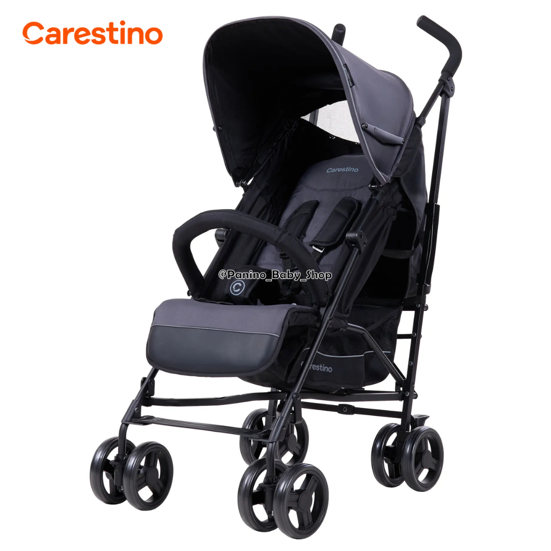 COCHE BASTÓN DE PASEO PLEGABLE CARESTINO -CAPRI V2- GRAFITO - 1