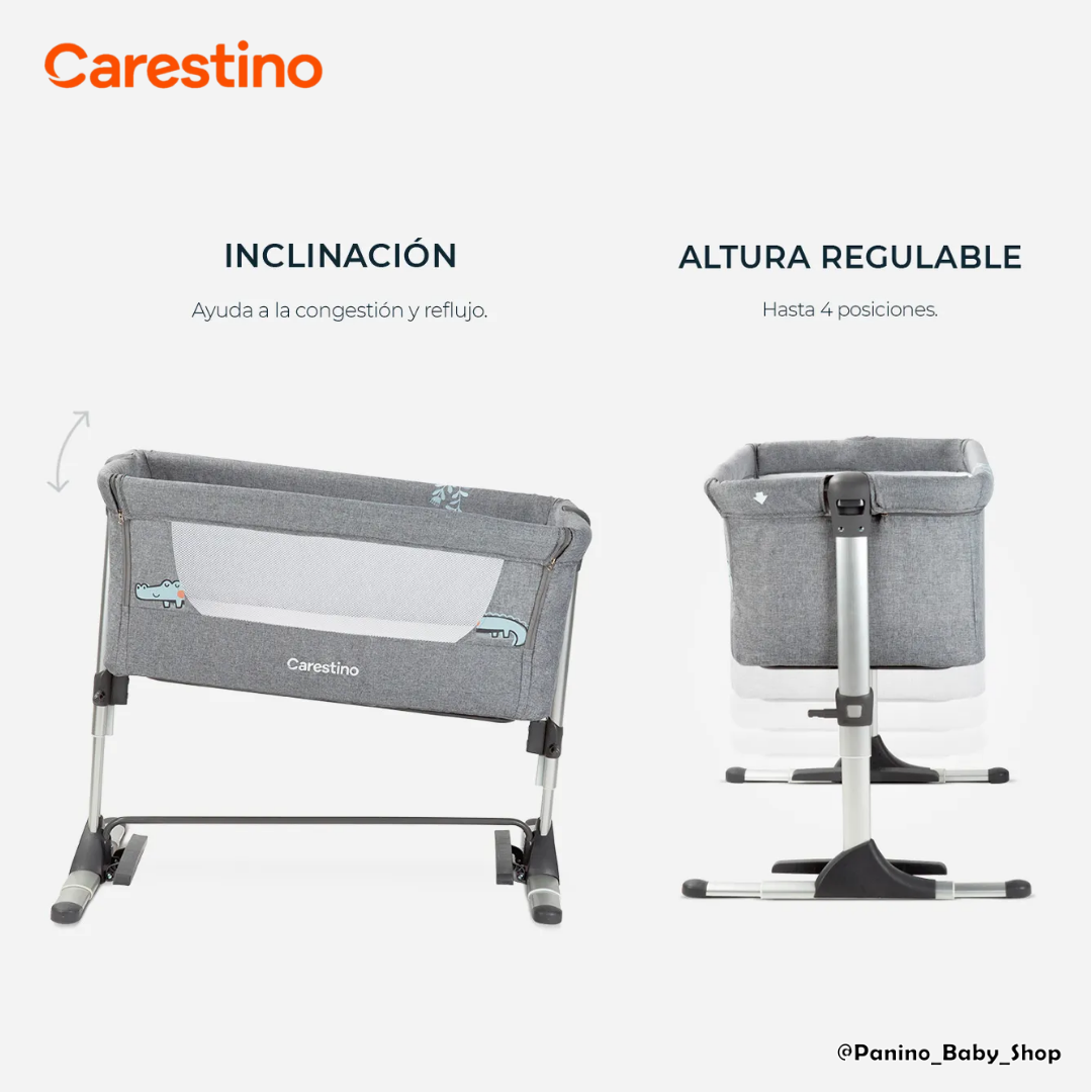 CUNA COLECHO CON FUNCIÓN MECEDORA -MADISON- GRIS - 5