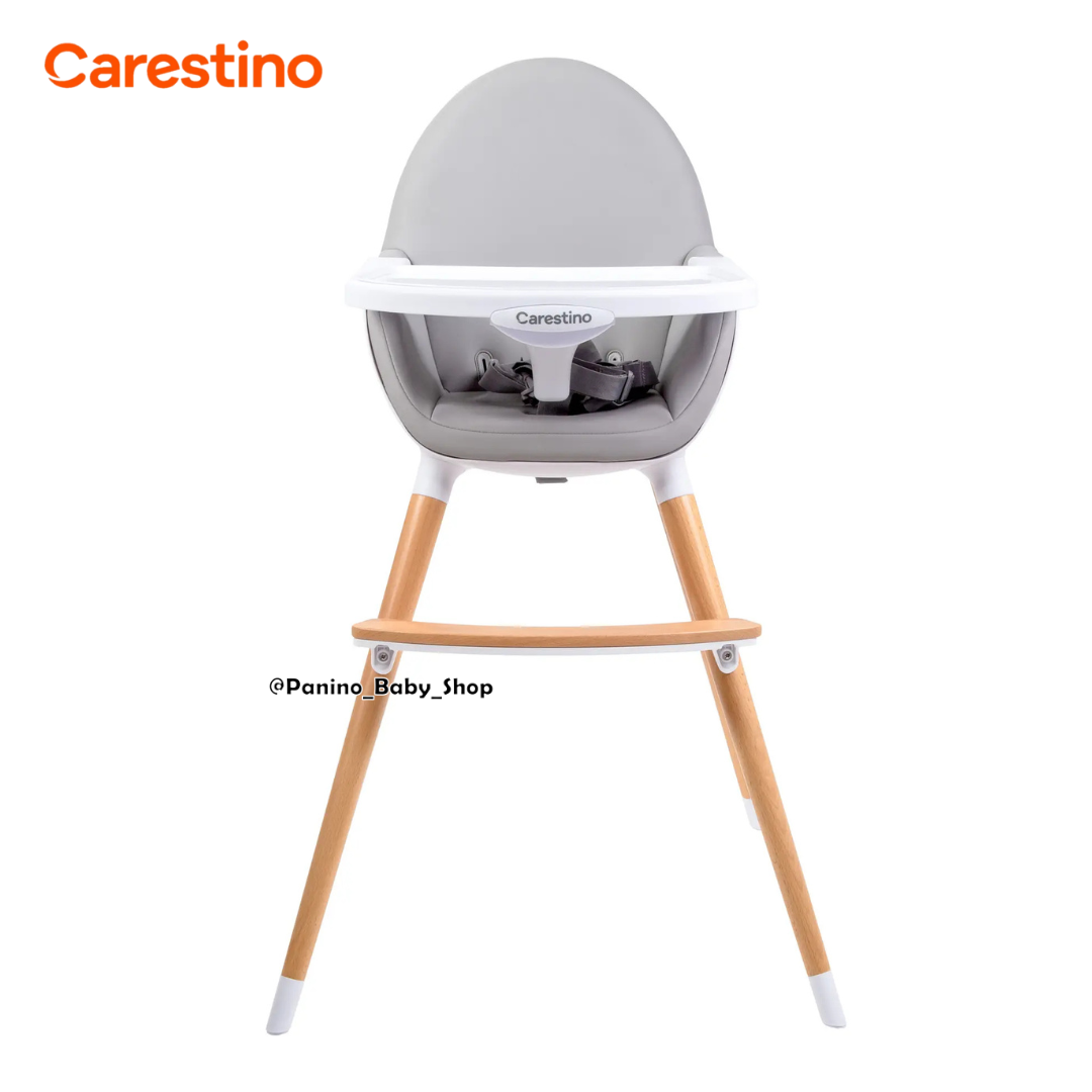 SILLA DE COMER 3EN1 DISEÑO NÓRDICO-NEO- GRIS CLARO - 2