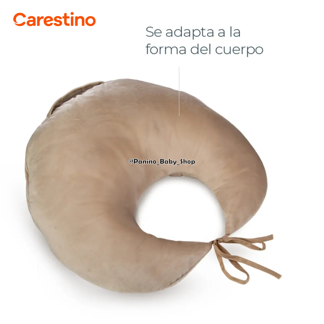 ALMOHADA COJIN DE LACTANCIA AMAMANTAR CARESTINO -OCEANO- GREIGE - 4