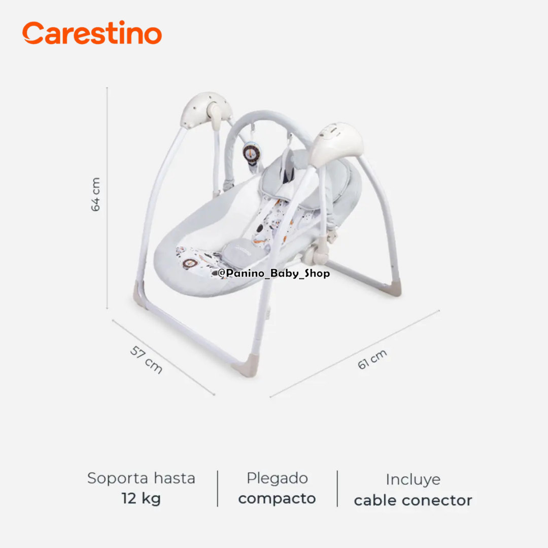 MECEDORA ELECTRÓNICA AUTOMÁTICA CARESTINO -NUBE- GRIS ESPACIAL - 7