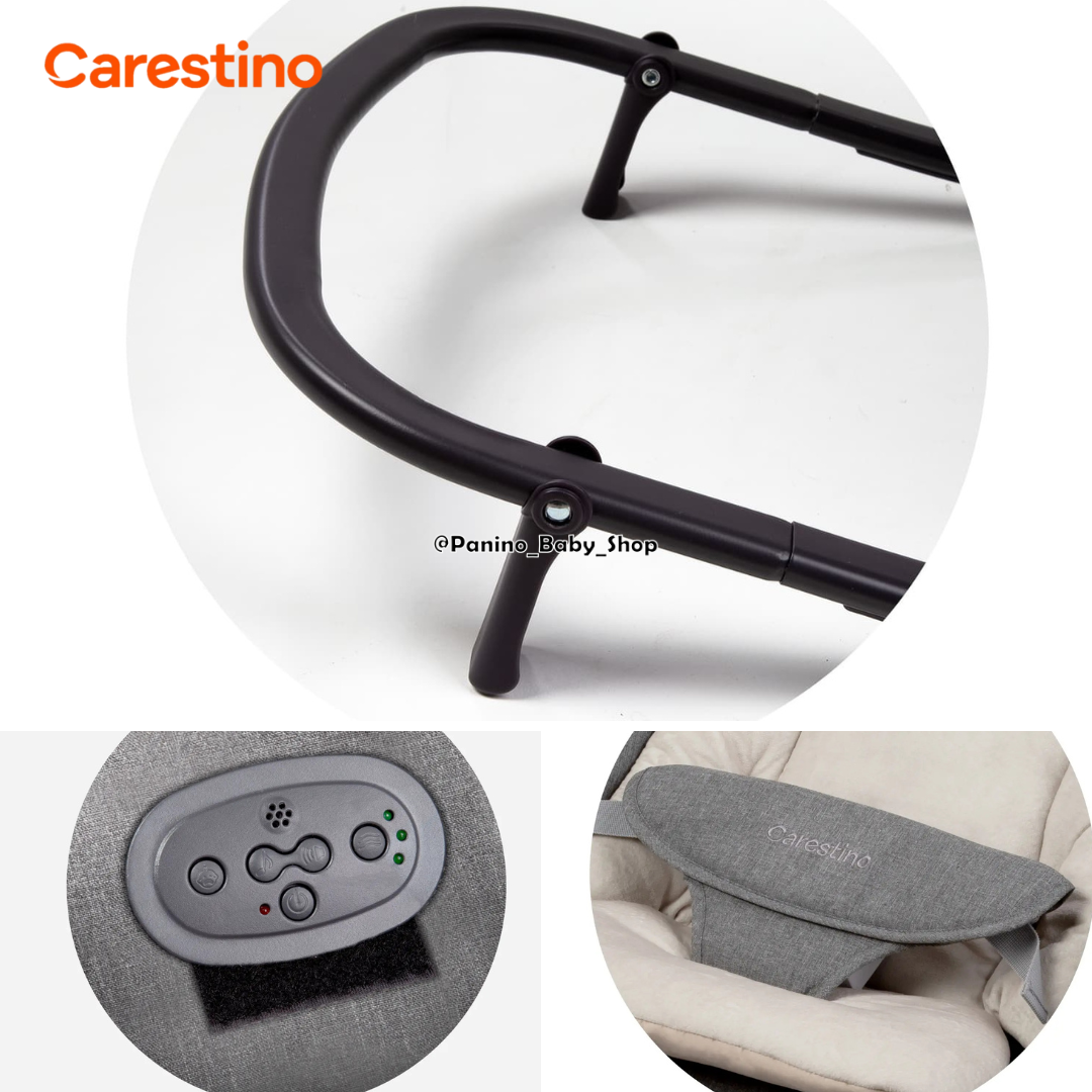 MECEDORA PORTATIL C-VIBRACIÓN DE AUTO CARESTINO -BREEZE- GREIGE - 7