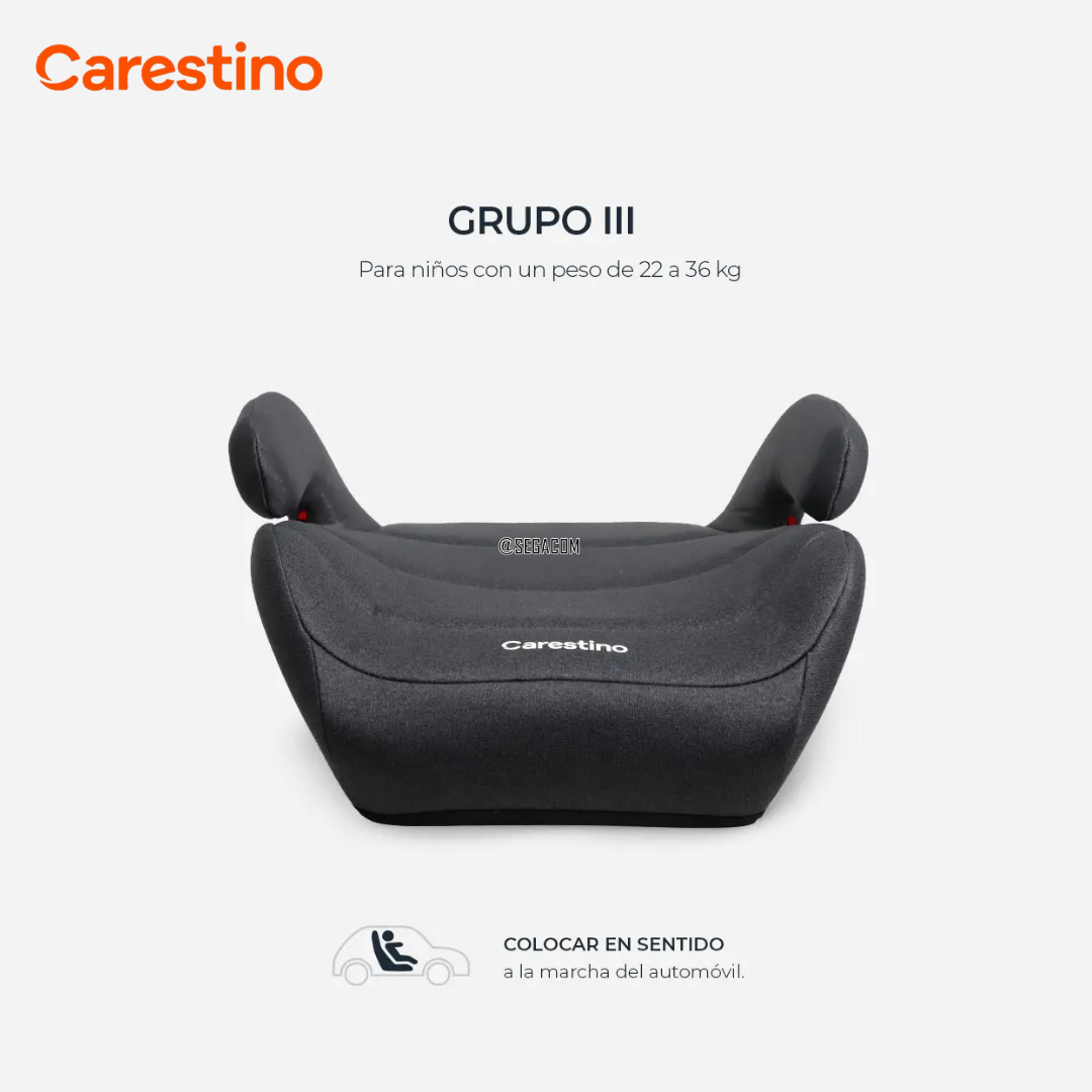 SILLA DE AUTO BOOSTER CERTIFICADA -MONZA- NEGRO - 5
