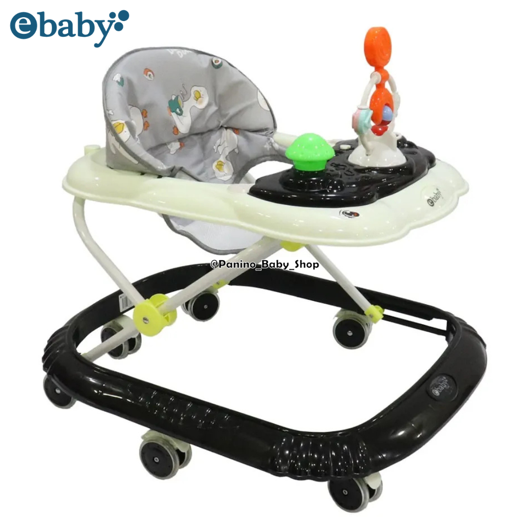 ANDADOR CON BANDEJA INTERACTIVA PARA BEBÉS -CRISTAL- NEGRO - 7