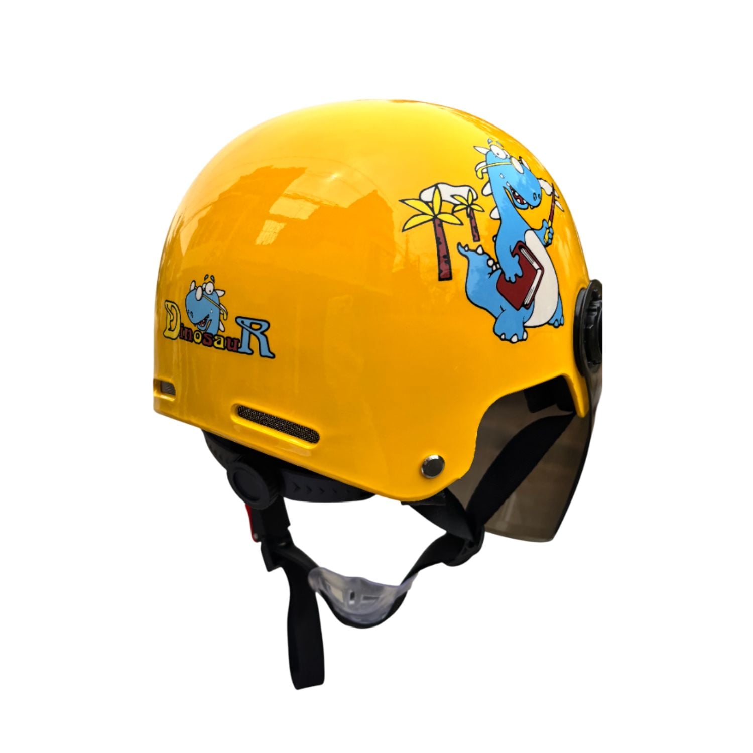 CASCO INFANTIL PARA DEPORTES DRACON AMARILLO - 5