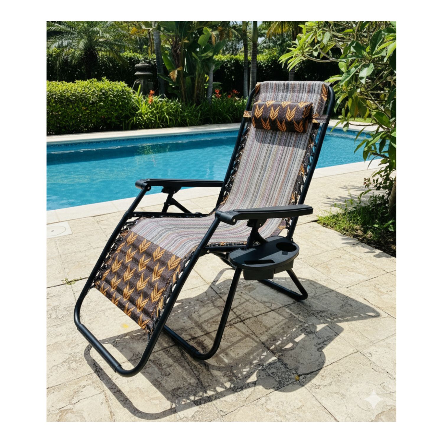 SILLA REPOSERA PLEGABLE MARROONH - 1