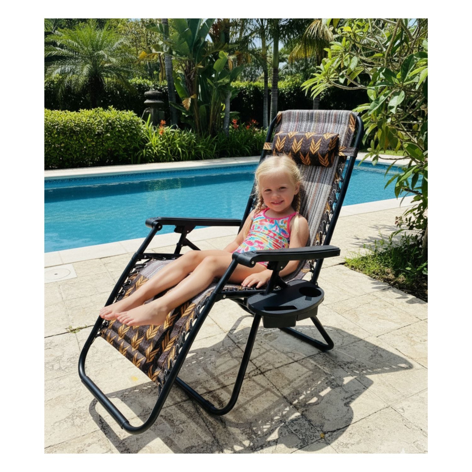 SILLA REPOSERA PLEGABLE MARROONH - 3