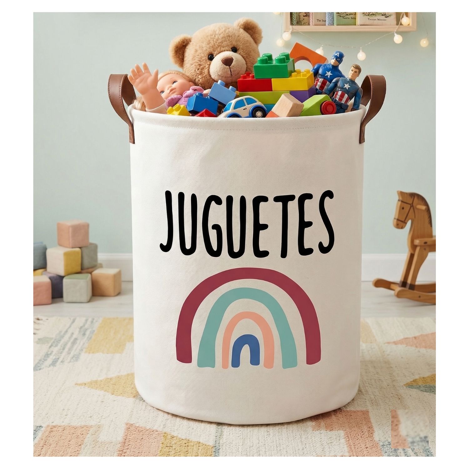 CESTO INFANTIL PARA ROPA Y JUGUETES SET 3 UNDS - 4