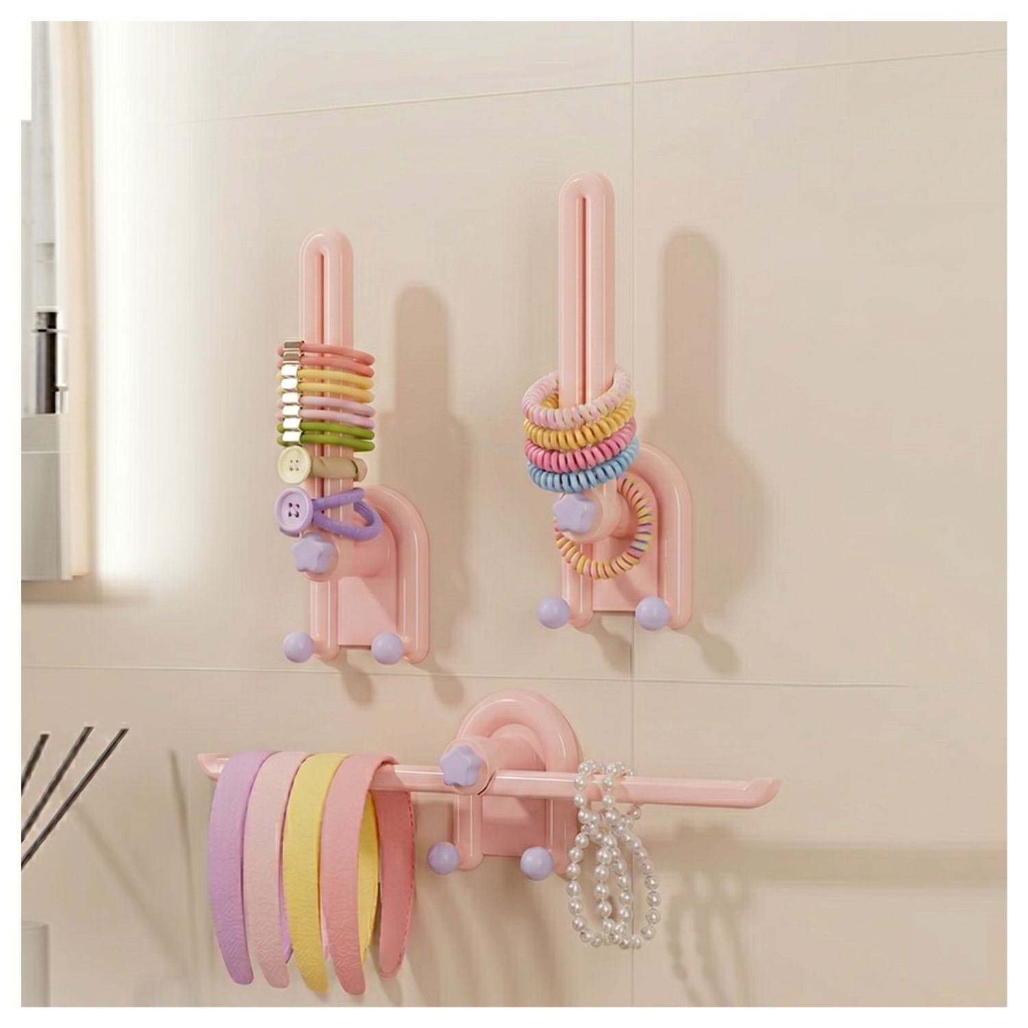 COLGADOR PLEGABLE CON 2 GANCHOS SET 3 UNDS R1 - 2