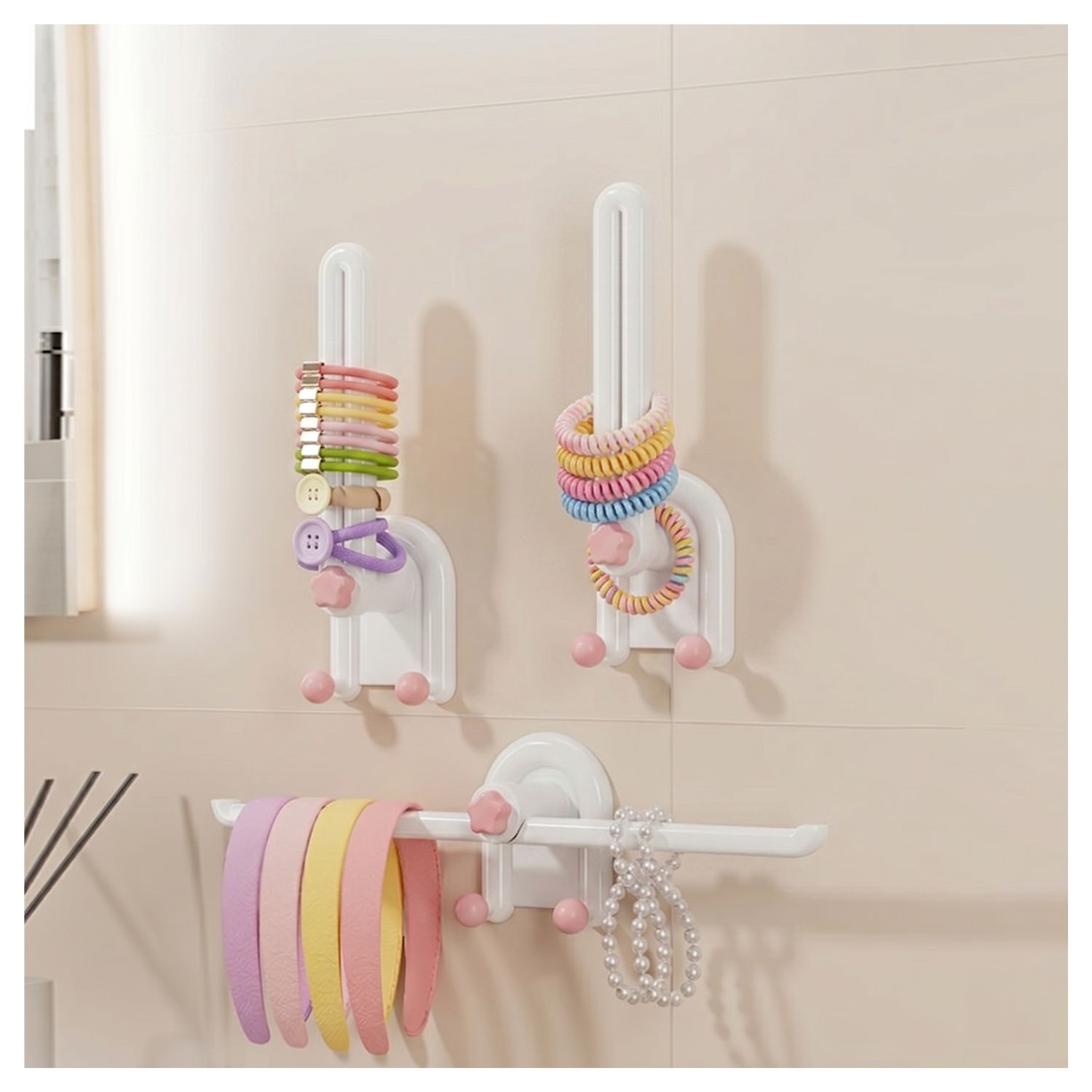 COLGADOR PLEGABLE CON 2 GANCHOS SET 3 UNDS B3 - 2