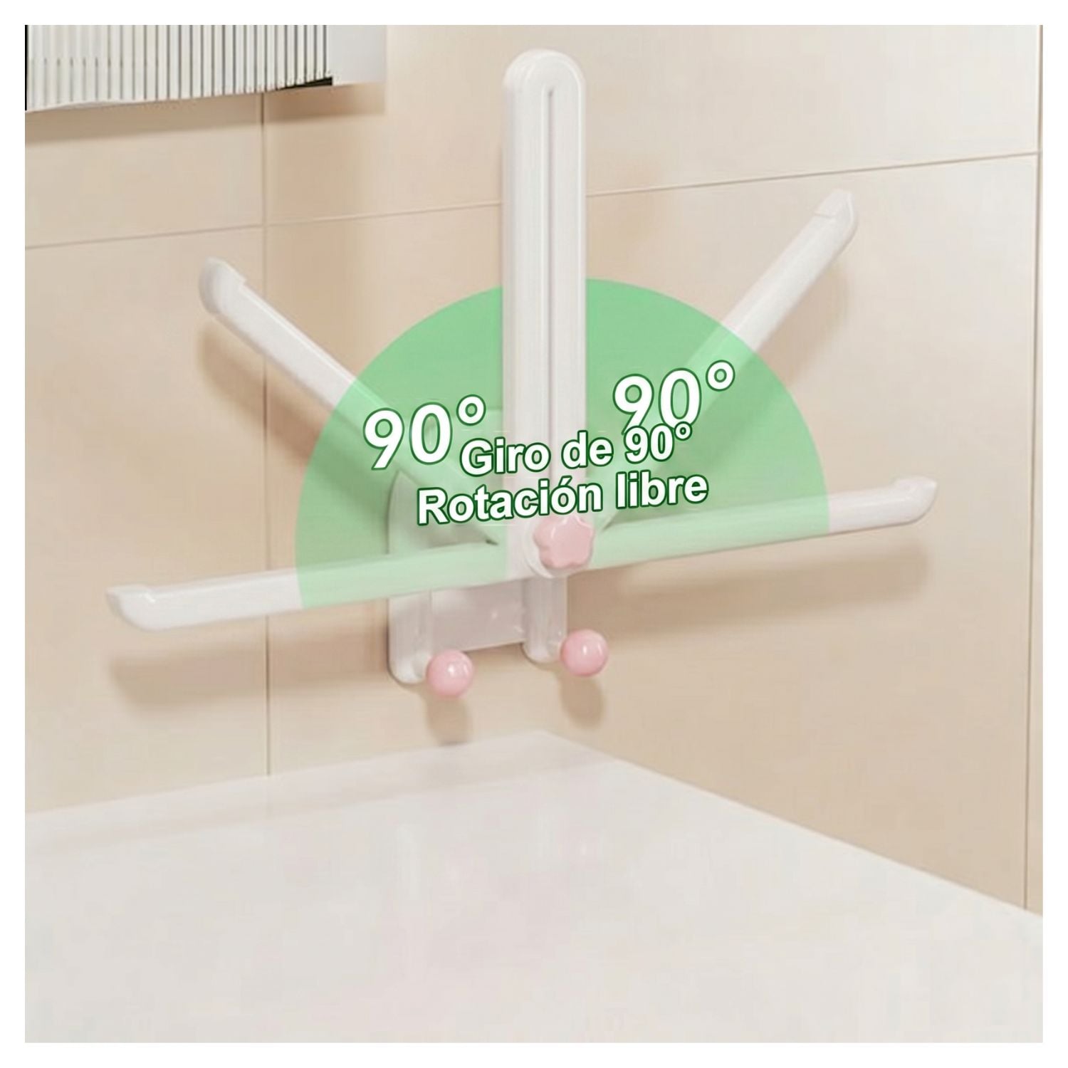 COLGADOR PLEGABLE CON 2 GANCHOS SET 3 UNDS B3 - 4