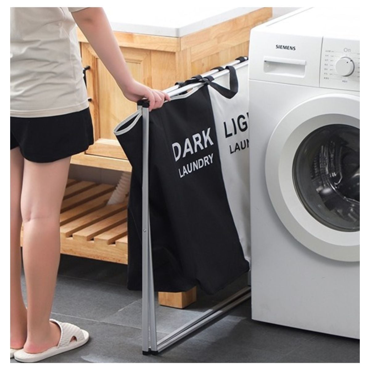 ORGANIZADOR PARA LAVANDERIA PLEGABLE - 5