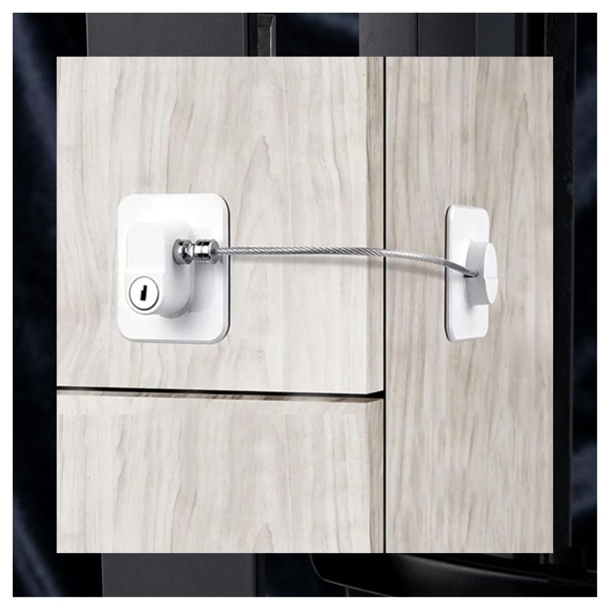 CERRADURA DE SEGURIDAD INFANTIL PARA MUEBLES SET 2 UNDS - 4