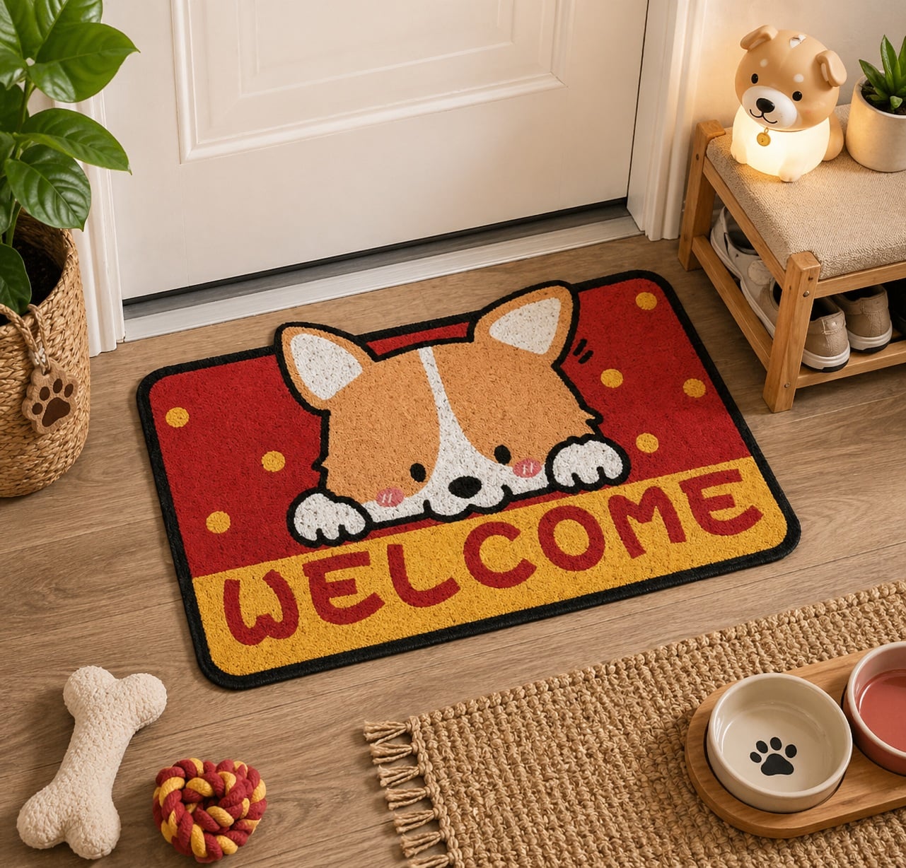 ALFOMBRA TAPETE ANTIDESLIZANTE PARA PISO PET LOVER - 1