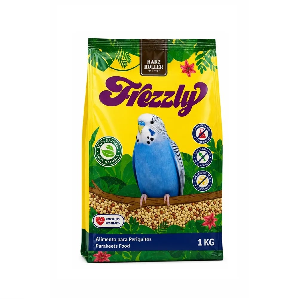 ALIMENTO BALANCEADO PREMIUM PARA AVES PERICOS MARCA FREEZLY X 1 KILOGRAMO - 1
