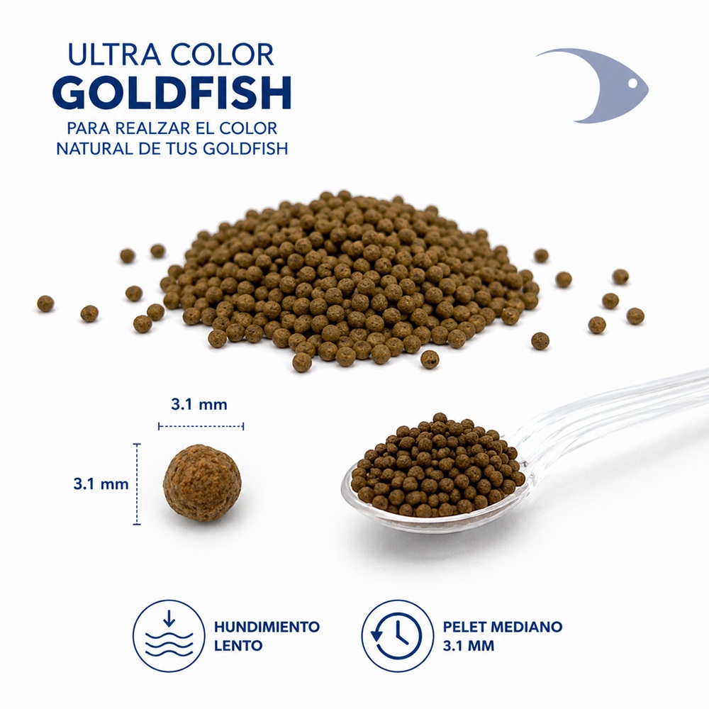ALIMENTO SUPER PREMIUM ULTRA FRESH ULTRA COLOR PARA PECES GOLDFISH – 53 G - 2