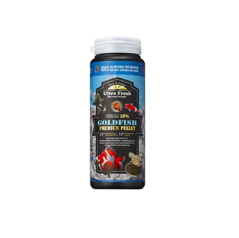 ALIMENTO SUPER PREMIUM ULTRA FRESH GOLDFISH PREMIUM PELLET PARA PECES DORADOS Y KOIS – 122 G - 1