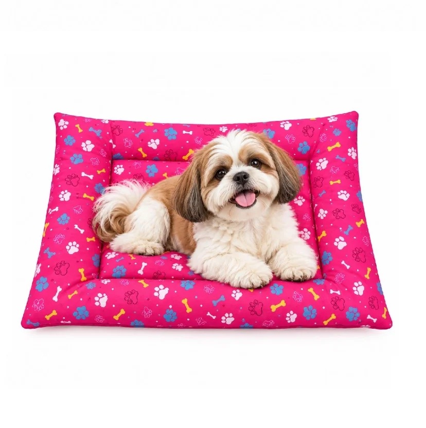COLCHONETA IMPERMEABLE PARA MASCOTAS PERROS Y GATOS CHICA COLOR FCUSIA - 1