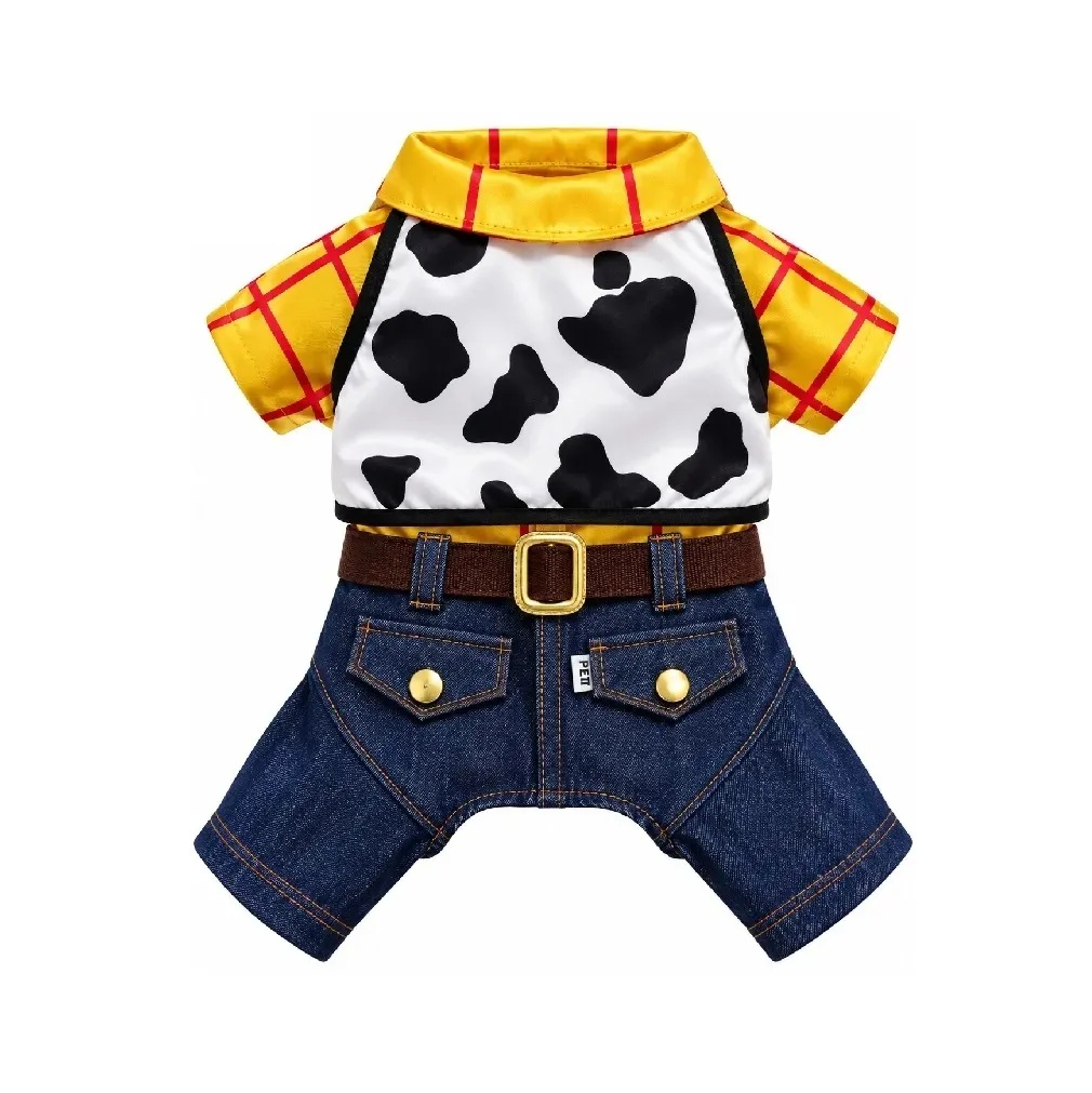 DISFRAZ HALLOWEEN PARA MASCOTAS PERROS Y GATOS TOY STORY WOODY TALLA 3 - 1