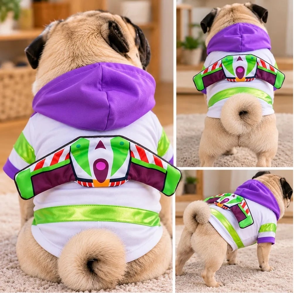 DISFRAZ HALLOWEEN PARA MASCOTAS PERROS Y GATOS BUZZ LIGHTYEAR TALLA 1 TOY STORY - 1