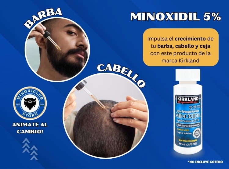 TRATAMIENTO CAPILAR KIRKLAND SIGNATURE MINOXIDIL 1 UNIDAD + DERMAROLLER - 3