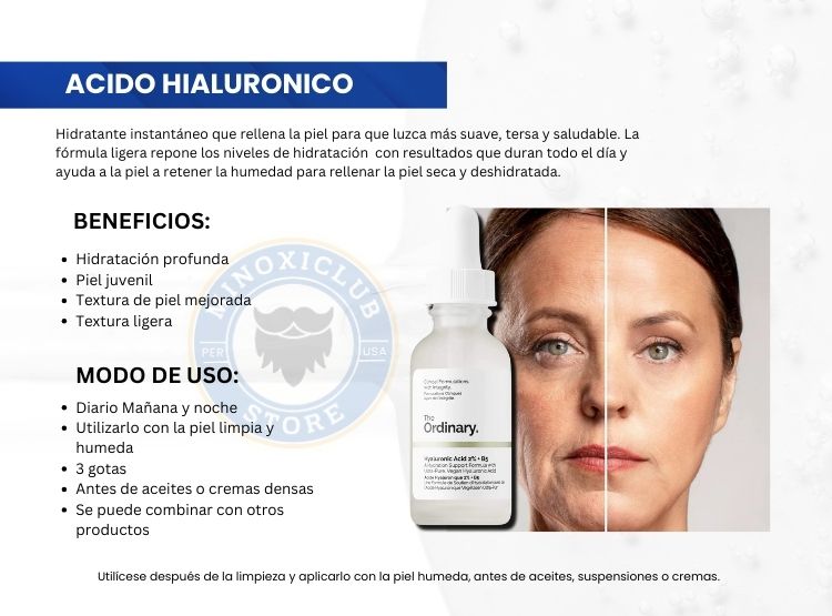 SÉRUM ROSTRO THE ORDINARY ACIDO HIALURONICO 2% + B5 - 3