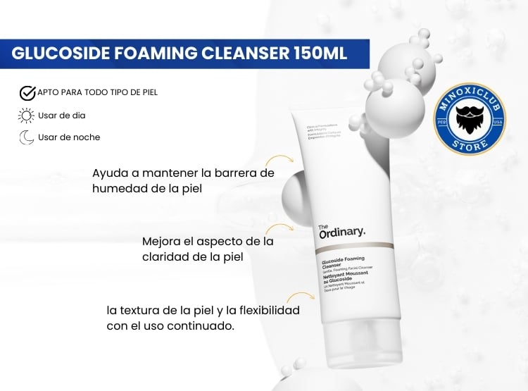 ESPUMA LIMPIADORA FACIAL THE ORDINARY GLUCOSIDE FOAMING CLEANSER 150 ML - 2