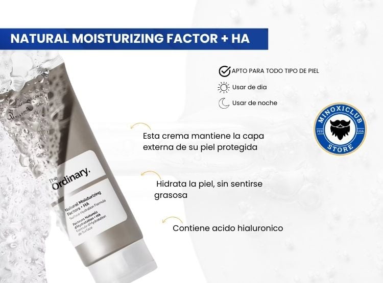 CREMA ROSTRO THE ORDINARY NATURAL MOISTURIZING FACTOR + HA 100ML - 2