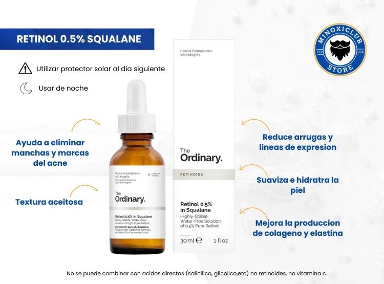SÉRUM THE ORDINARY RETINOL 0.5% SQUALANE - 2