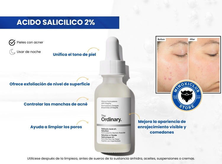 PACK ACIDO HIALURONICO 2
% + NIACINAMIDA 10% + ACIDO SALICILICO 2% THE ORDINARY - 4