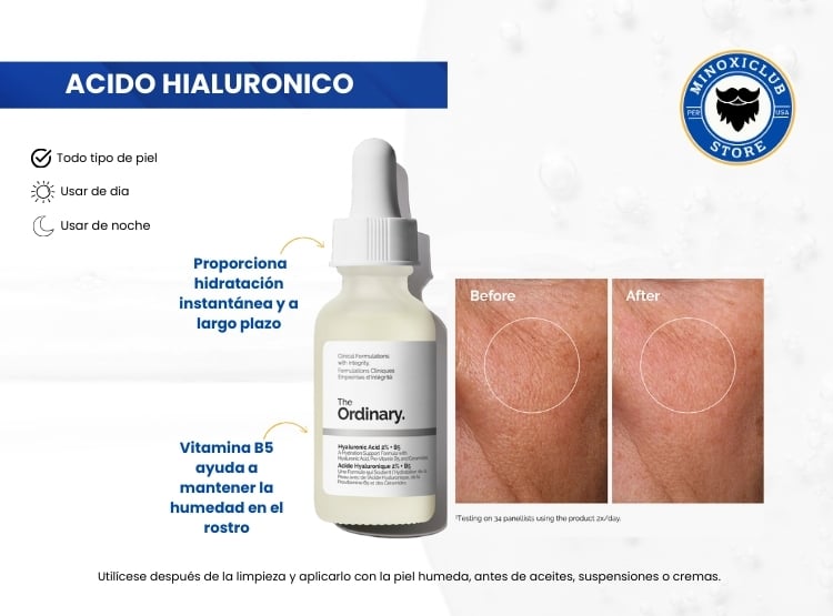 PACK NIACINAMIDA 10% + ACIDO HIALURONICO  2% + PEELING SOLUTION - 2