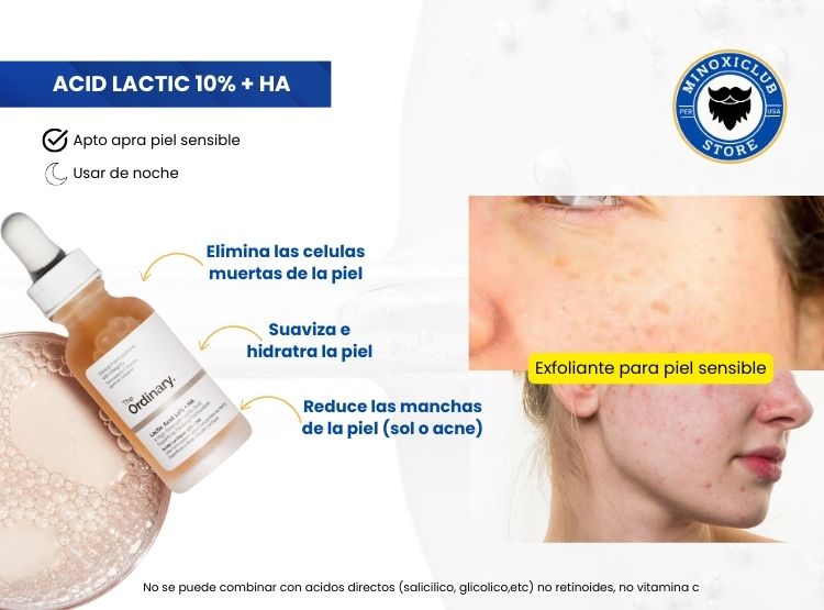 PACK ACIDO GLICOLICO 100ML + ACIDO LACTICO THE ORDINARY - 4