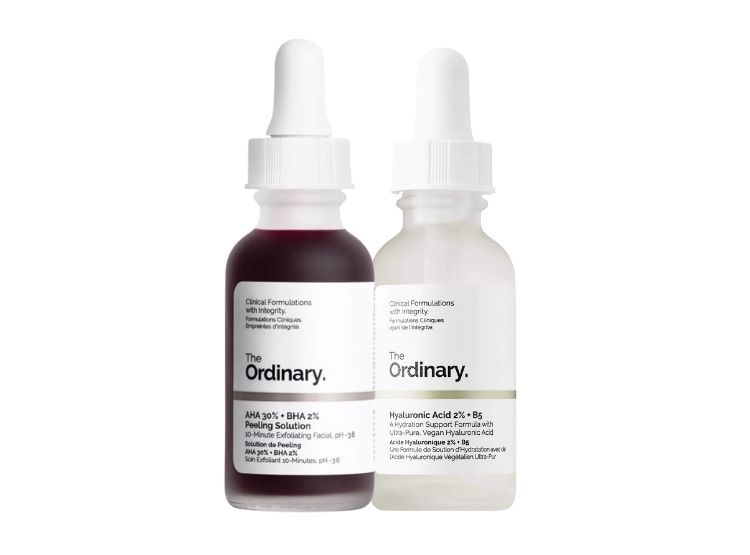 PACK PEELING SOLUTION + ACIDO HIALURONICO THE ORDINARY - 1