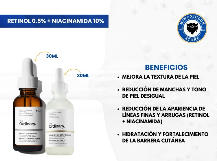 PACK RETINOL 0.5% + NIACINAMIDA THE ORDINARY - 2