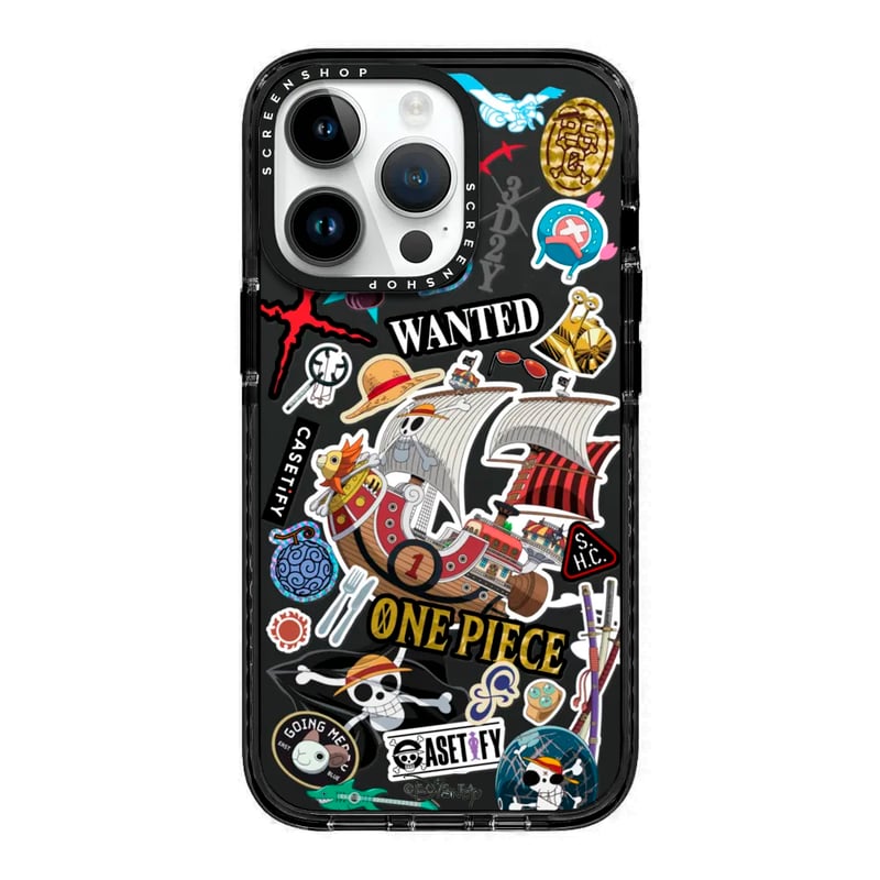CASE IPHONE 11 ONE PIECE STICKER MANIA 25 ANIVERSARIO - 1