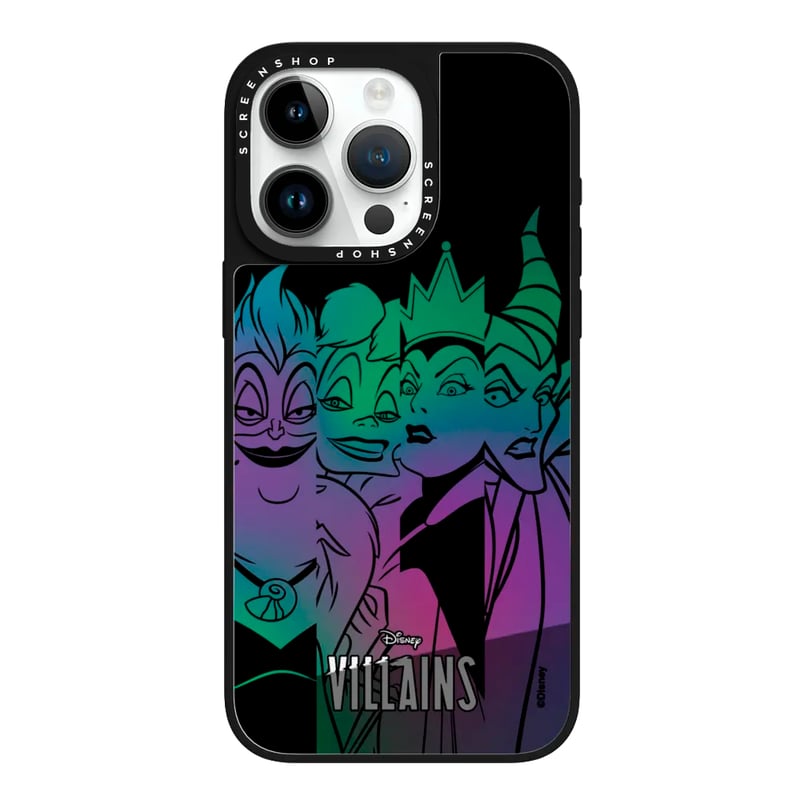 CASE MIRROR IPHONE 13 Y 14 DISNEY VILLAINS - 1