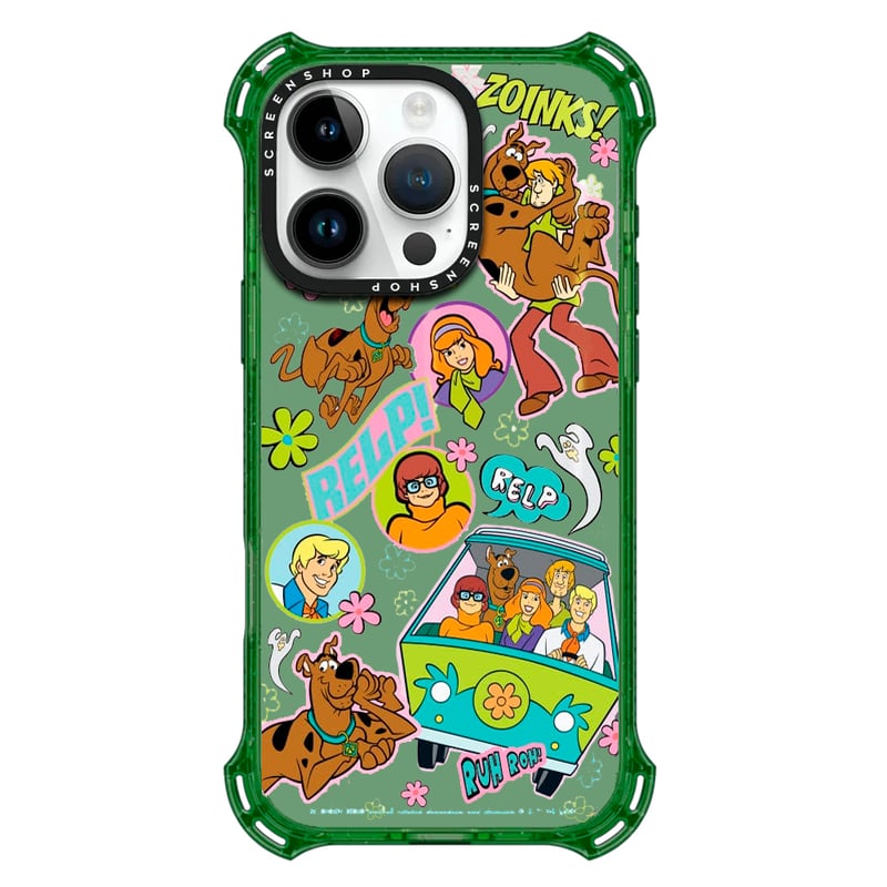 CASE BUMPER IPHONE 15 PRO MAX ¡SCOOBY DOOBIE DOOOO! VERDE - 1
