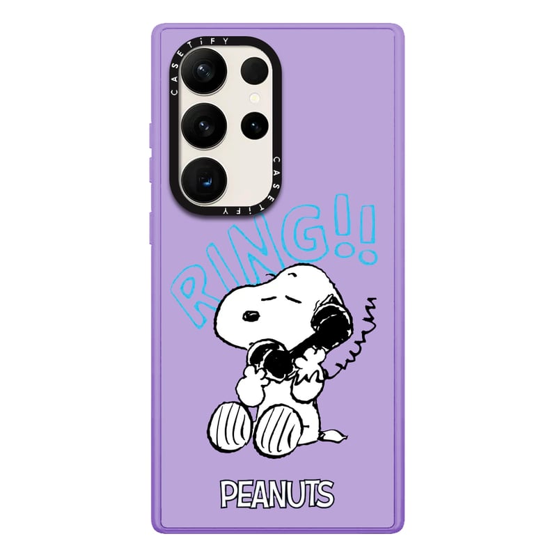 CASE SAMSUNG GALAXY S23 PLUS SNOOPY LILA TRANSPARENTE - 1