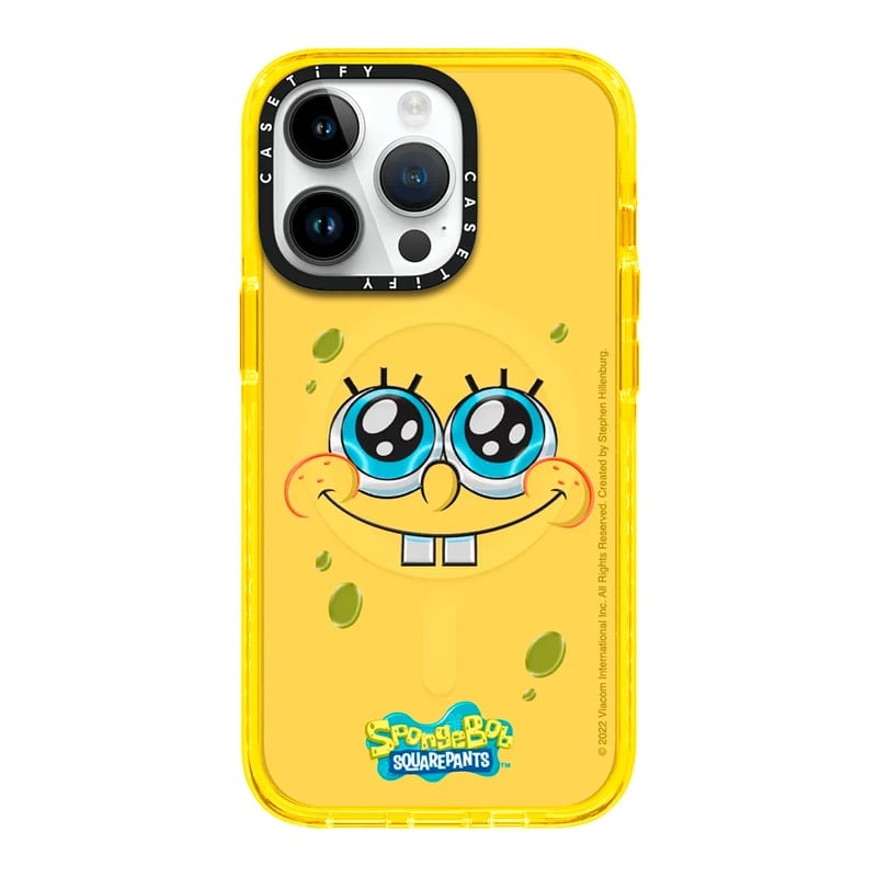 CASE MAGSAFE IPHONE 14 PRO MAX BOB ESPONJA AMARILLO - 1