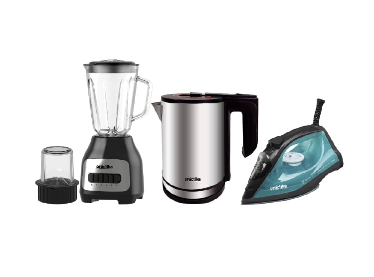 TRICOMBO LICUADORA BL-600+PLANCHA A VAPOR NOVA +HERVIDOR INOX 18 PLUS - 1
