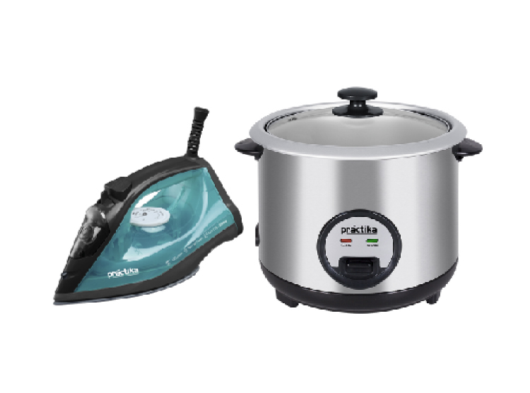 COMBO OLLA ARROCERA POM-1K II+PLANCHA A VAPOR NOVA - 1