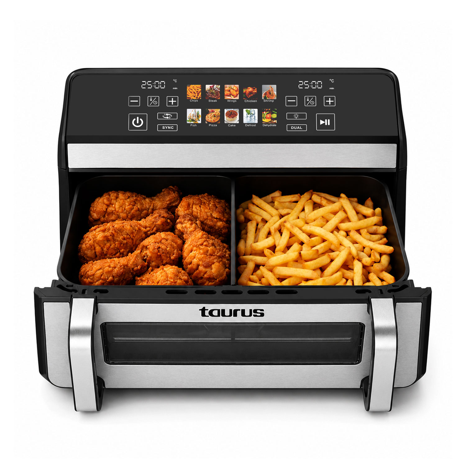COMBO LICUADORA PRIOR INOX 1500 + DOUBLE AIR FRYER - 7