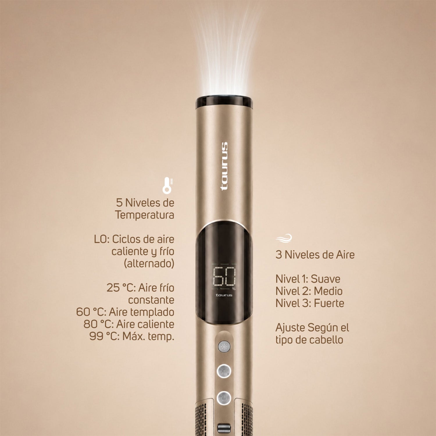 MULTISTYLER TAURUS MOD.0 AIR PRO FLEX 5 EN 1 - 5