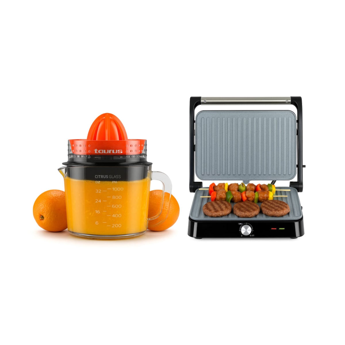 GRILL MOD. ASTERIA II + EXPRIMIDOR MOD. CITRUS GLASS - 1