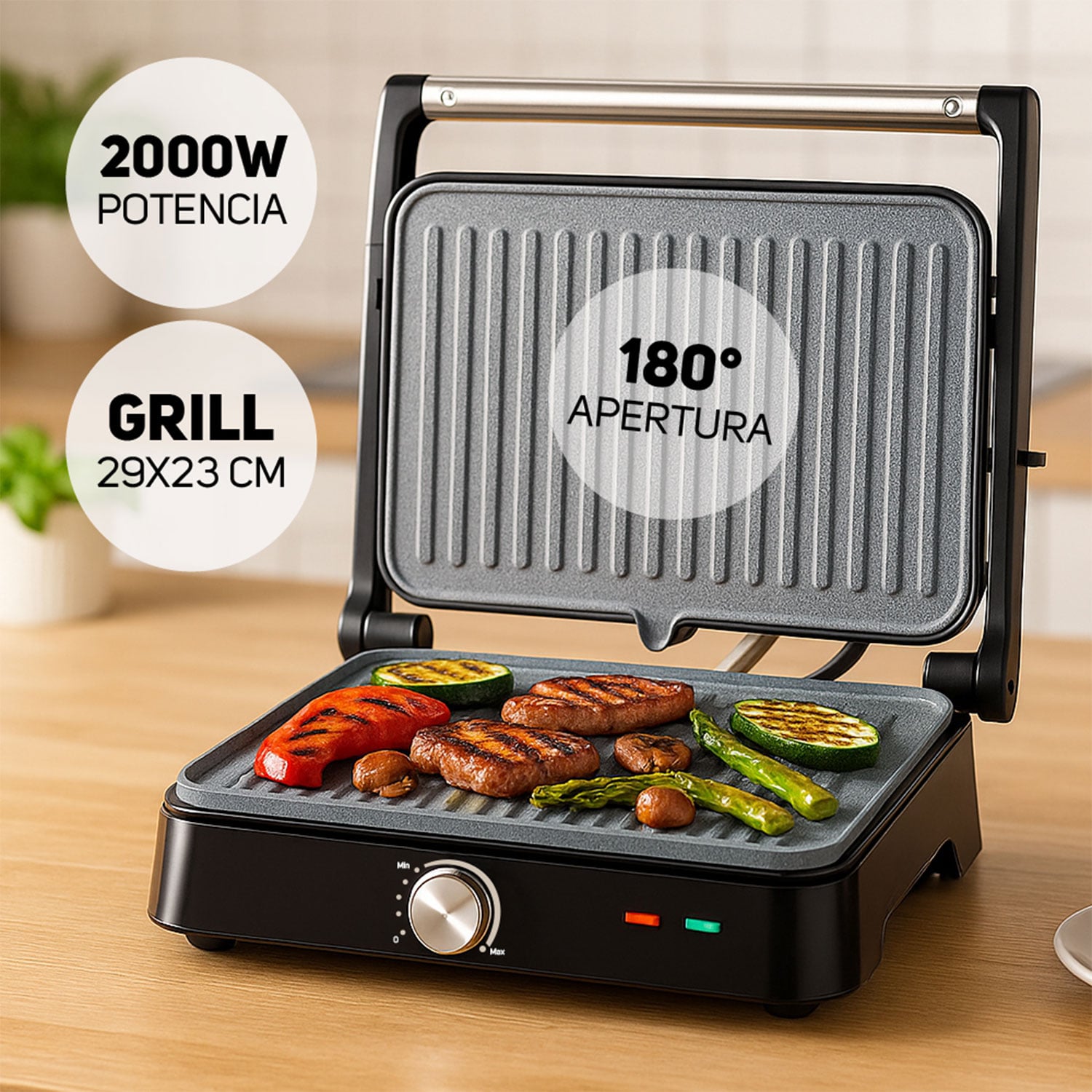 GRILL MOD. ASTERIA II + EXPRIMIDOR MOD. CITRUS GLASS - 4