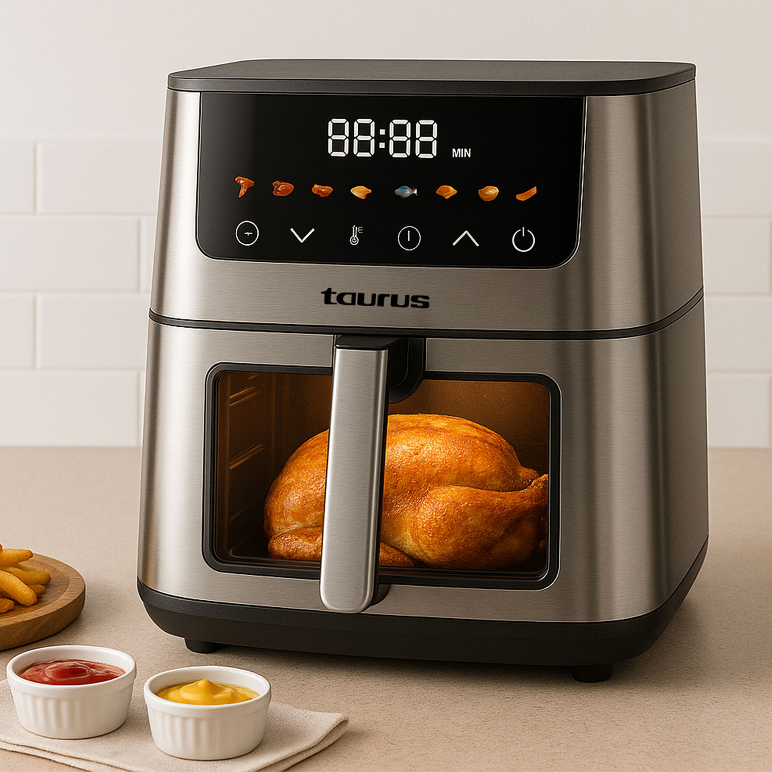 LICUADORA MOD. PRIOR INOX 1500 + FREIDORA DE AIRE MOD. SILVER FRYER II + EXPRIMIDOR MOD. CITRUS GLASS - 8