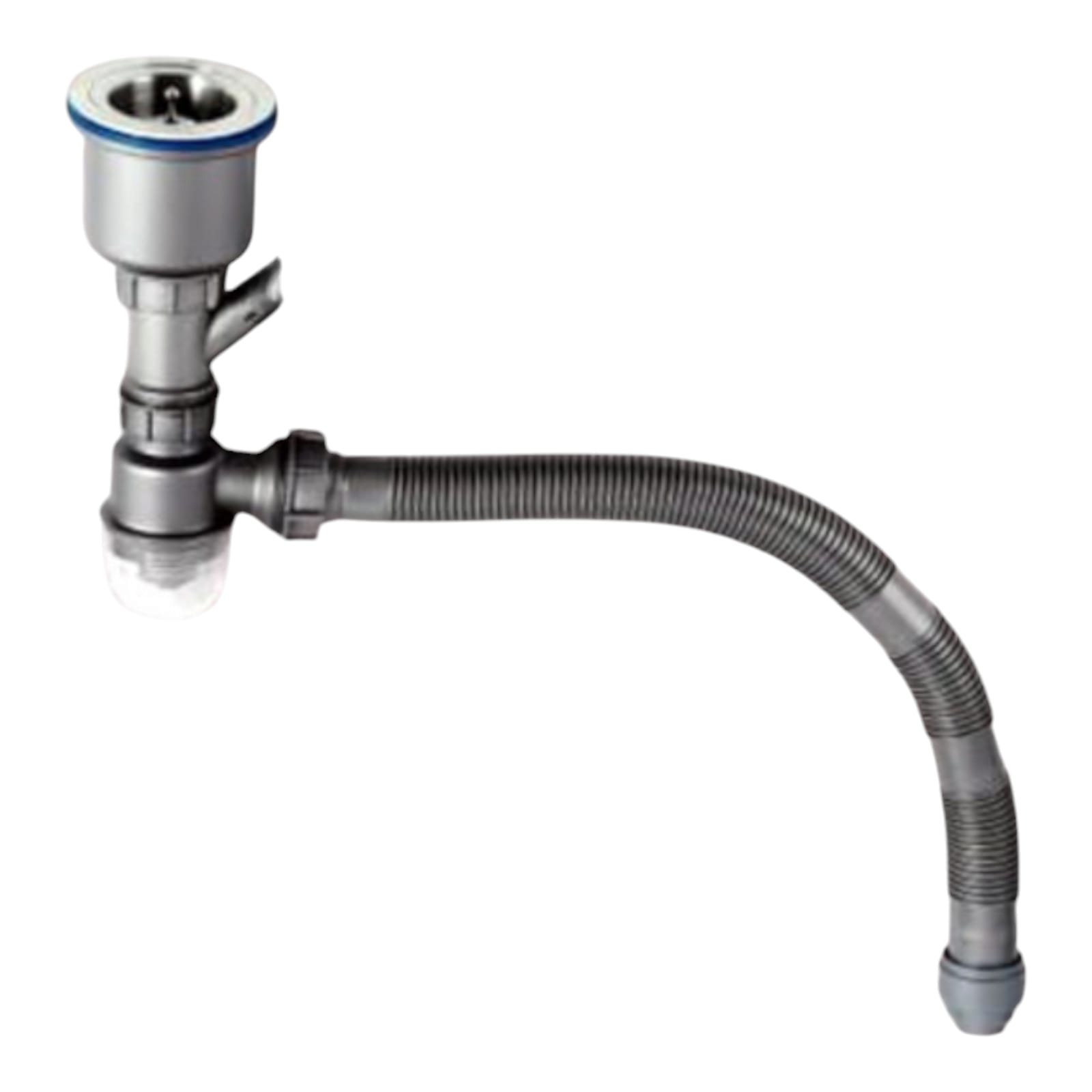 DESAGUE SIFON UNIVERSAL FLEXIBLE FREGADERO O LAVADERO COCINA 4' TRAMPA ANTI OLORES - 1