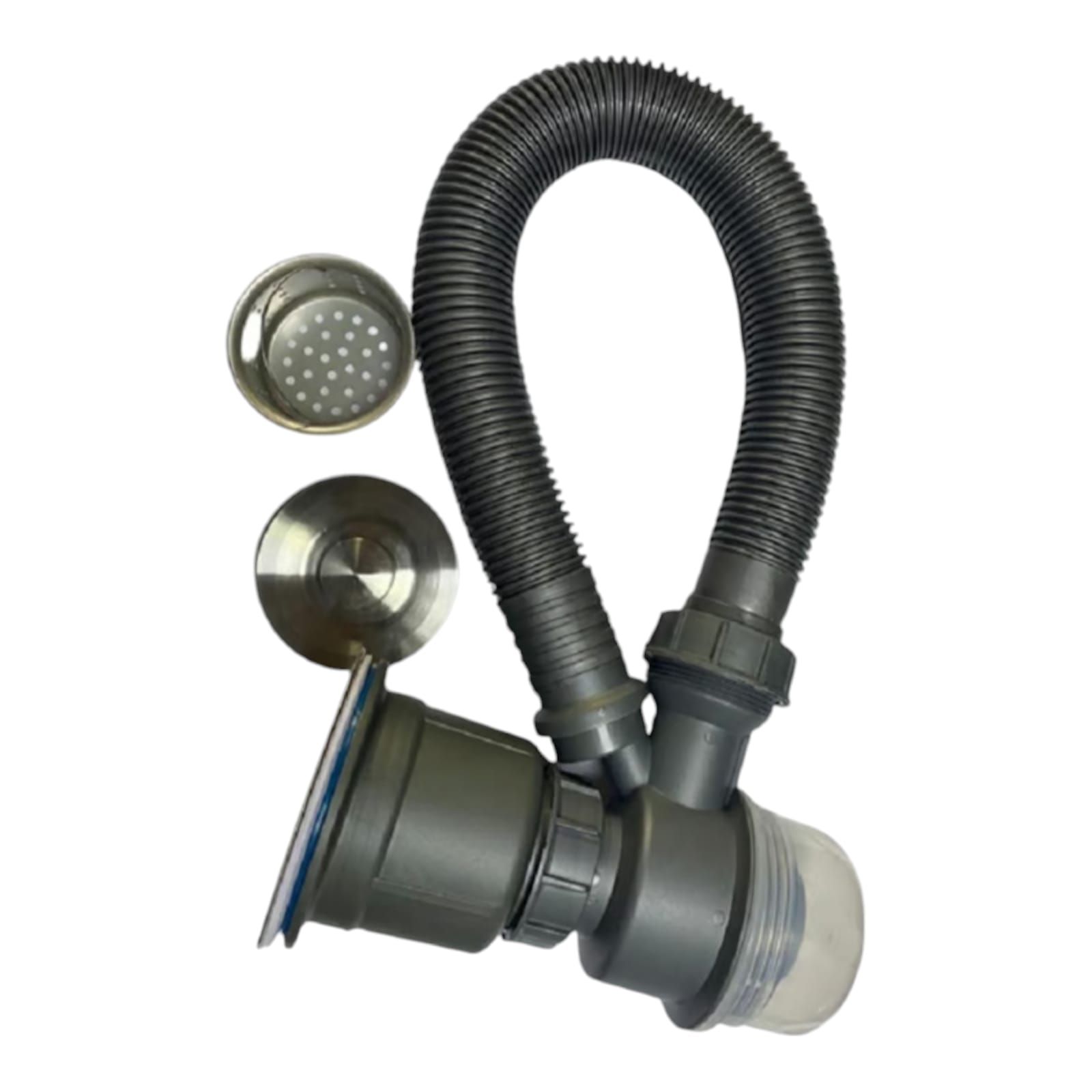 DESAGUE SIFON UNIVERSAL FLEXIBLE FREGADERO O LAVADERO COCINA 4' TRAMPA ANTI OLORES - 2