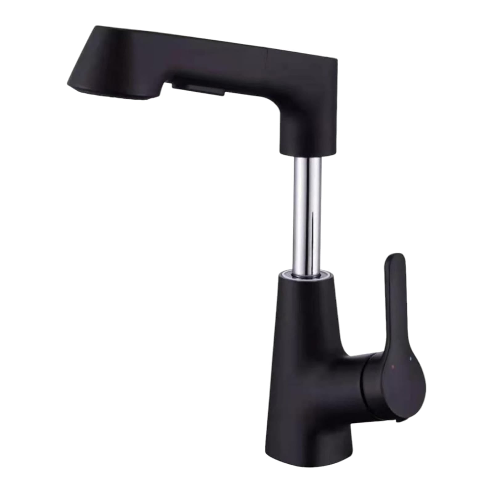 GRIFO LLAVE CAÑO MEZCLADORA MONOCOMANDO MULTIFUNCIONAL NEGRO MATE - 1